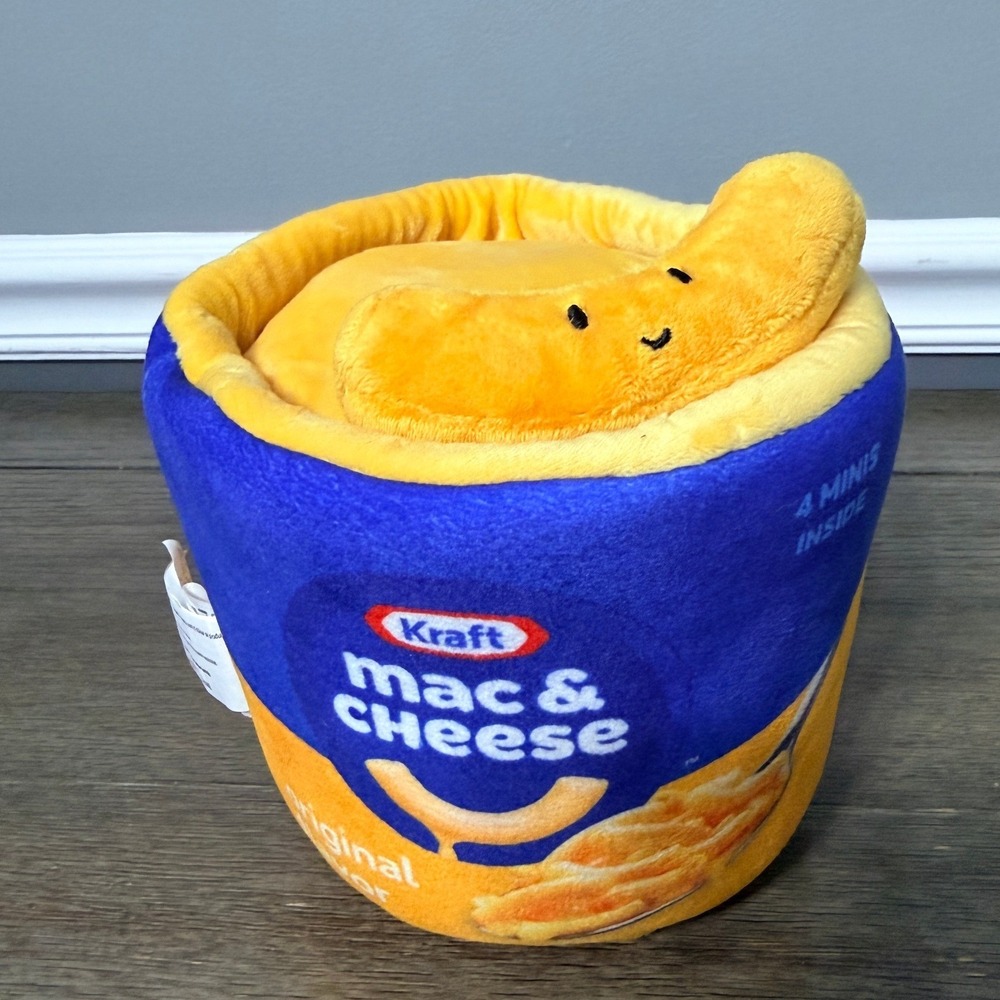 Iscream Kraft Macaroni & Cheese Microwave Cup Plush‎